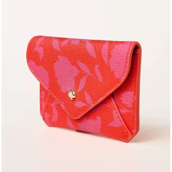 Classic Rose Envelope Card Case - kate spade new york x Target, Pink/Red - Picture 2 of 9